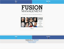 Tablet Screenshot of fusionmng.com